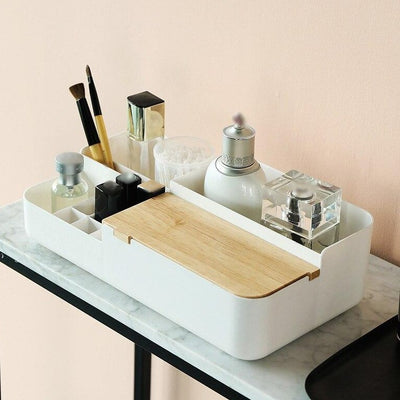Rangement à Maquillage En Bois organisateur