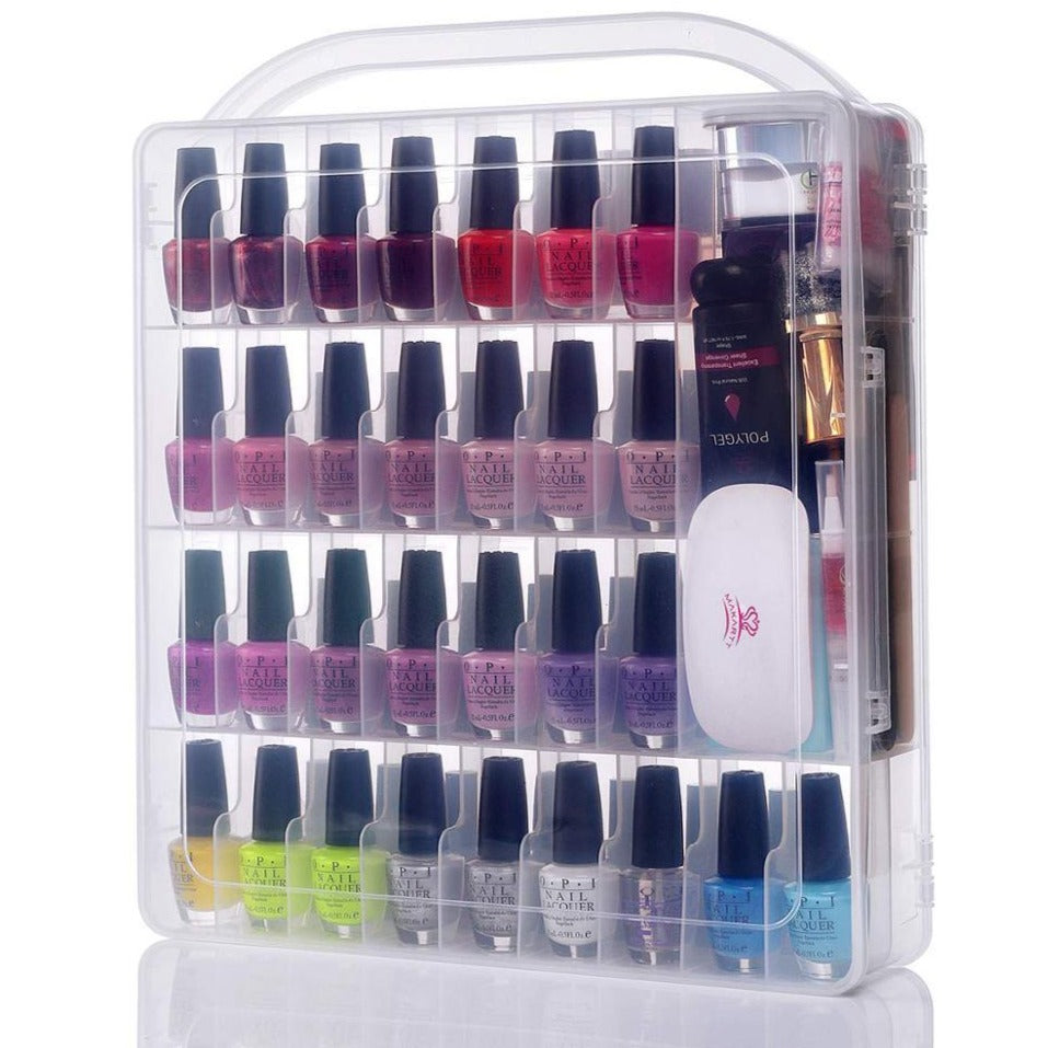 SINJEUN Lot de 32 boîtes de rangeent en plastique transparent à 15 SINJEUN Lot de 32 boîtes de rangeent en plastique transparent à 15