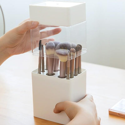 Pot Rangement Maquillage organiseur blanc