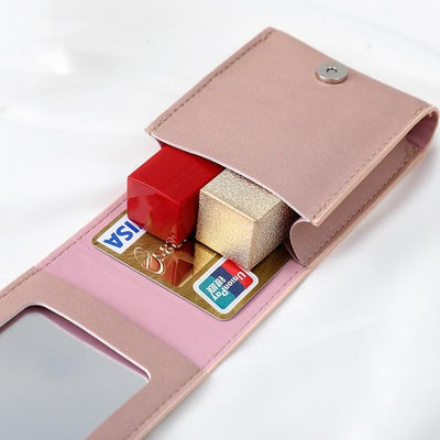 Pochette Pour Rouges à Lèvres Avec Miroir