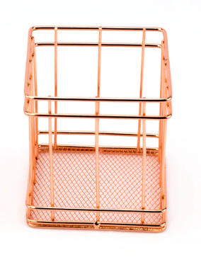 Rangement Maquillage Doré Pinceaux