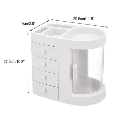 Grand Rangement Maquillage Avec Tiroir, rangement maquillage blanc