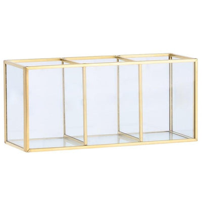 Pot Pour Pinceaux De Maquillage En Verre