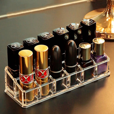 Rangement Rouges A Lèvres en acrylique transparent