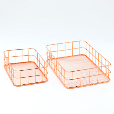 Rangement Maquillage Doré Boite