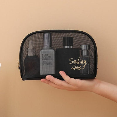 Trousse À Maquillage (Noir Et Doré) Whitney, trousse maquillage impermeable