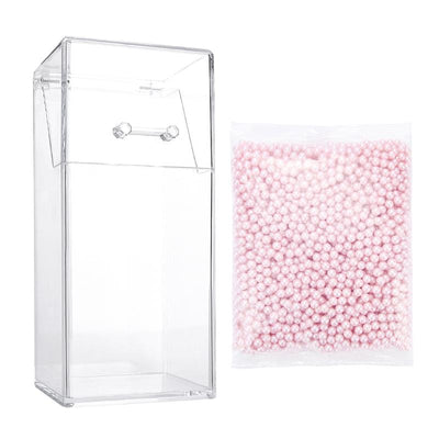 Pot Rangement Pinceaux Maquillage transparent