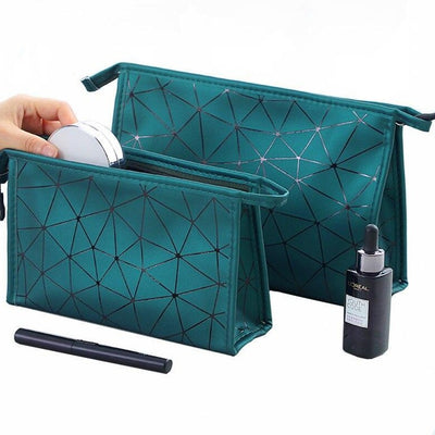 Trousse À Maquillage Au Design Géométrique, trousse maquillage personnalisable