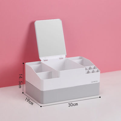 Rangement Maquillage Coiffeuse avec miroir