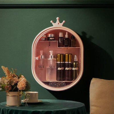 Rangement Pour Maquillage Mural Original,  rangement maquillage mural salle de bain