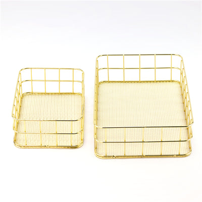 Rangement Maquillage Doré Femme