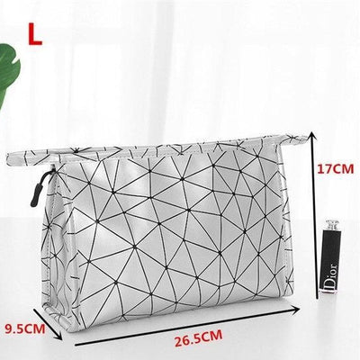 Trousse À Maquillage Au Design Géométrique, trousse maquillage à broder