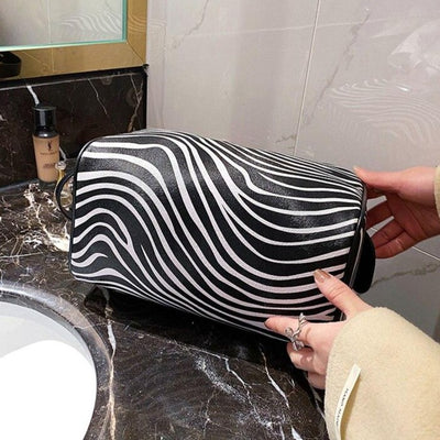 Trousse à Maquillage Zèbre, trousse à maquillage pour voyage