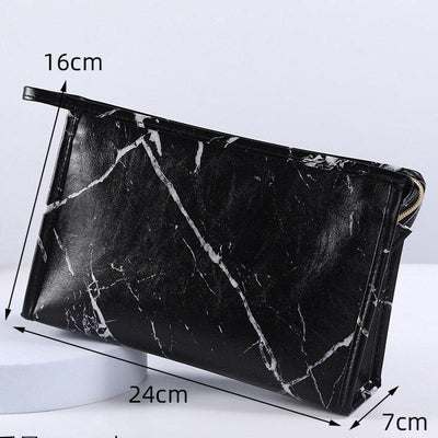 Trousse À Maquillage Imprimé Marbre Scarlett, trousse à maquillage pas cher