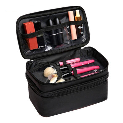 Grande Trousse De Maquillage Avec Compartiment Jaliyah, trousse maquillage rigide