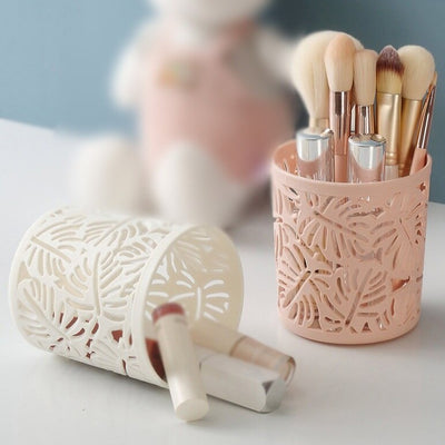 Rangement Pot à Pinceaux Maquillage Transparent