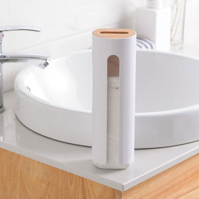 Distributeur de Coton Démaquillant, rangement maquillage salle de bain