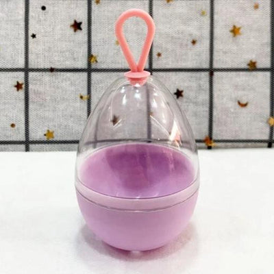 Rangement Eponge A Maquillage Transparent oeuf