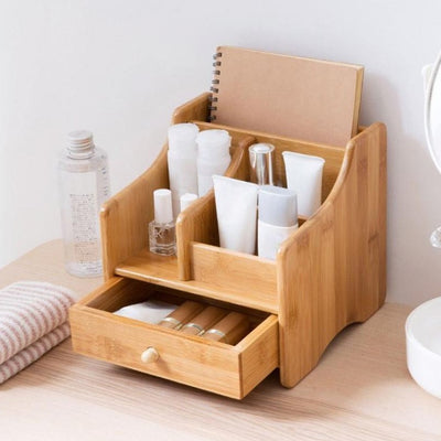 Rangement Maquillage En Bois Organiseur