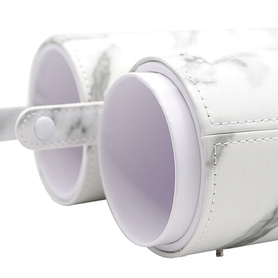 Pot Pinceau Maquillage Design cuir