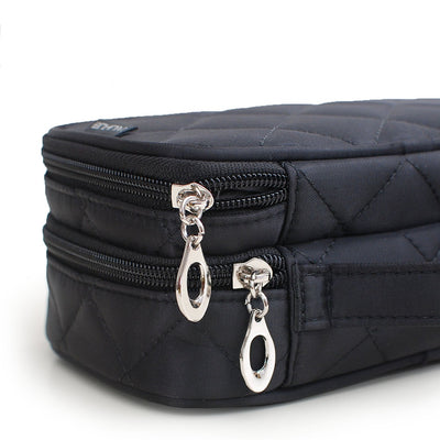 Trousse à Maquillage Noire Avec Miroir