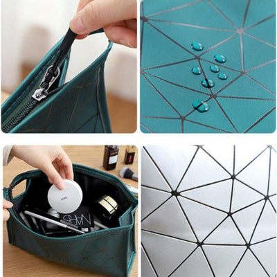 Trousse À Maquillage Au Design Géométrique, trousse maquillage isotherme