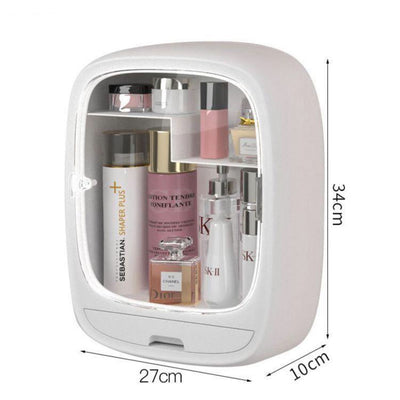 Rangement À Maquillage Mural Avec Étagère,  rangement maquillage mural