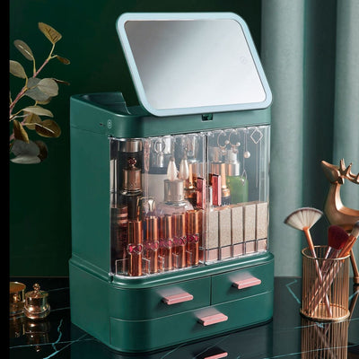 Rangement Maquillage Et Bijoux, rangement maquillage avec miroir