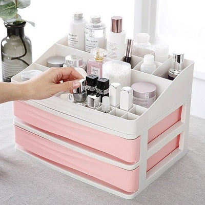 Rangement Maquillage avec Tiroirs Colorés en plastique