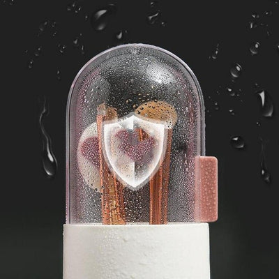 Pot Transparent Pour Pinceaux A Maquillage étanche