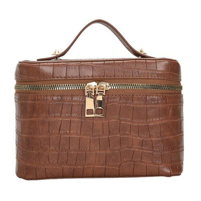 Trousse de Toilette et Maquillage en Cuir, trousse à maquillage pour fille