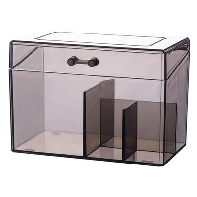 Boite Rangement Maquillage Transparent refermable