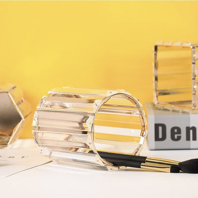 Pot De Rangement Pinceaux Maquillage Transparent