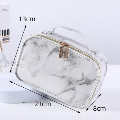 Trousse À Maquillage Imprimé Marbre Itzel, trousse maquillage avion