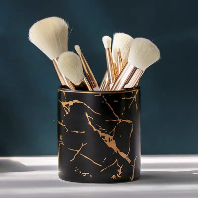 Pot Rangement Maquillage Marble Organisateur