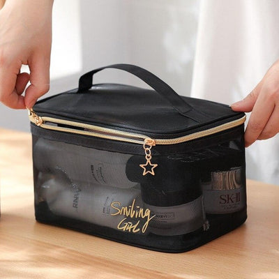 Trousse À Maquillage (Noir Et Doré) Ellis, comment fabriquer trousse à maquillage