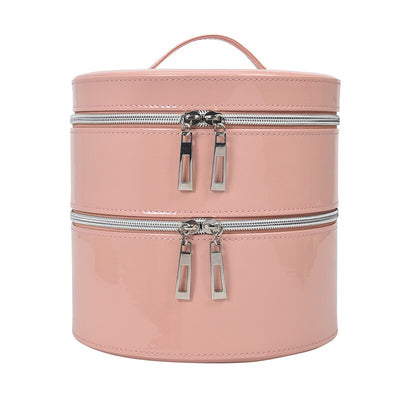 Trousse à Maquillage Ronde avec Miroir