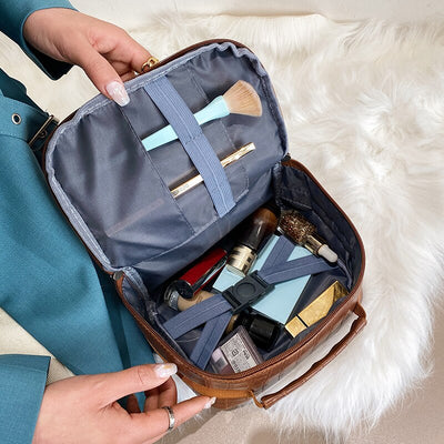 Trousse à Maquillage de Grande Taille, trousse maquillage sac à main