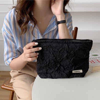 Grande Trousse À Maquillage En Toile Giana, trousse maquillage ado