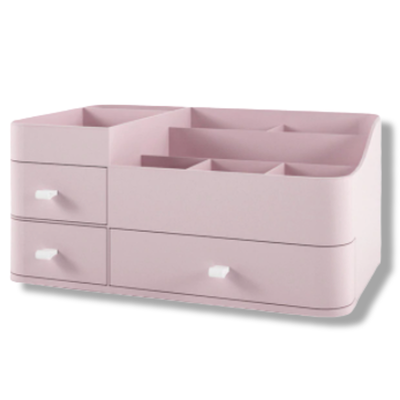 Rangement Maquillage Rose