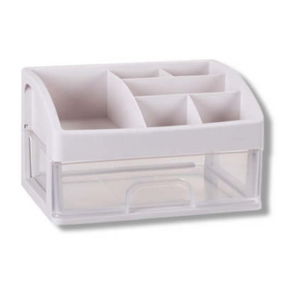 Rangement Maquillage Blanc