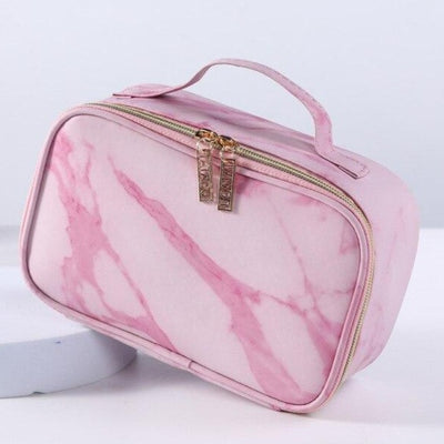 Trousse À Maquillage Imprimé Marbre Zhuri
