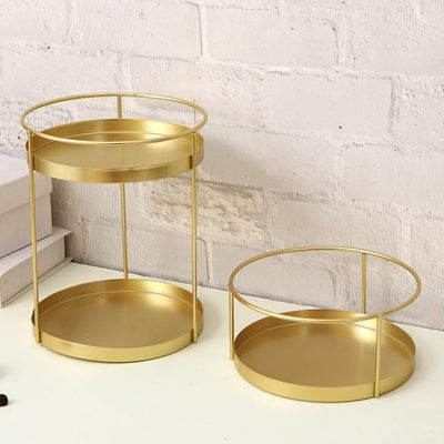 Présentoir Pour Maquillage doré