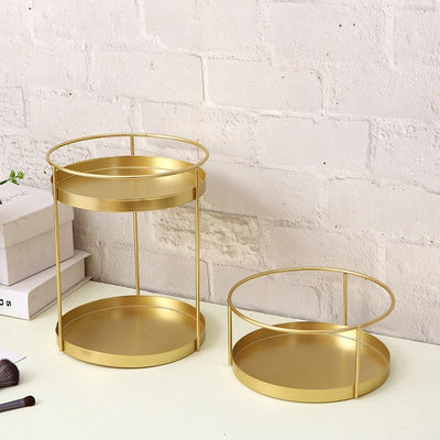 Présentoir Pour Maquillage En Or rangement tendance