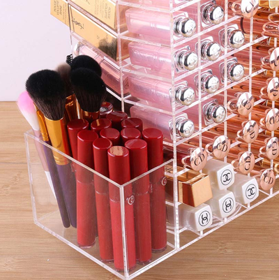 Rangement A Rouges A Lèvres Et Pot Pour Pinceaux