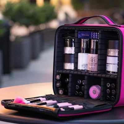Mallette à Maquillage Rose Voyage